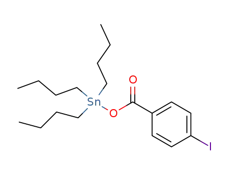Molecular Structure of 73940-88-2 (Benzoic acid, p-iodo-, tributylstannyl ester)