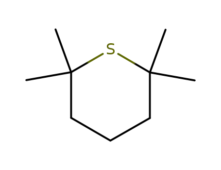 Molecular Structure of 78050-22-3 (2H-Thiopyran, tetrahydro-2,2,6,6-tetramethyl-)