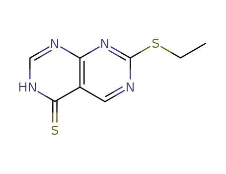 Molecular Structure of 7403-31-8 (7-(ethylsulfanyl)pyrimido[4,5-d]pyrimidine-4(1H)-thione)