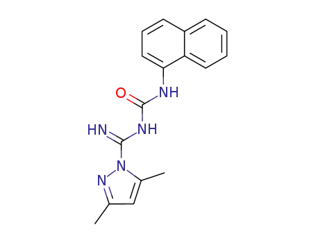 <i>N</i>-(3,5-dimethyl-pyrazole-1-carboximidoyl)-<i>N</i>'-[1]naphthyl-urea