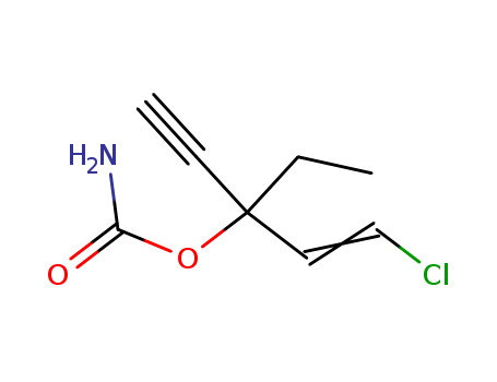 1-Penten-4-yn-3-ol,1-chloro-3-ethyl-, carbamate (9CI) cas  74283-25-3