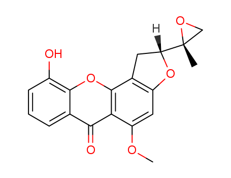 74045-97-9,psorospermin,6H-Furo[2,3-c]xanthen-6-one,1,2-dihydro-10-hydroxy-5-methoxy-2-(2-methyloxiranyl)-, [R-(R*,R*)]-;6H-Furo[2,3-c]xanthen-6-one,1,2-dihydro-10-hydroxy-5-methoxy-2-[(2R)-2-methyloxiranyl]-, (2R)- (9CI);Psorospermin
