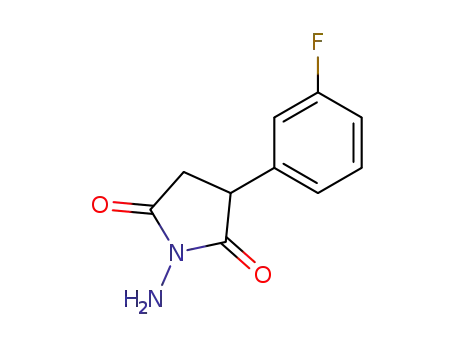 Molecular Structure of 74208-85-8 (Succinimide, N-amino-2-(m-fluorophenyl)-)