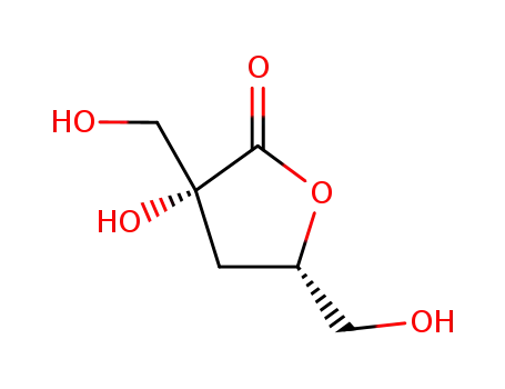 2-hydroxymethyl-2R,4S,5-trihydroxypentanoic acid-1,4-lactone