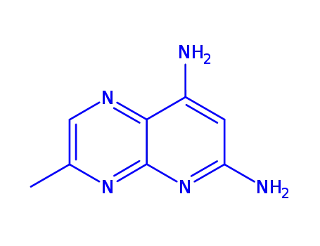 Molecular Structure of 740021-51-6 (Pyrido[2,3-b]pyrazine-6,8-diamine, 3-methyl- (9CI))