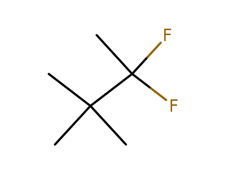 Molecular Structure of 74185-61-8 (2,2-Difluoro-3-methylpentane)