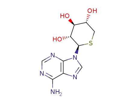 Molecular Structure of 74281-95-1 (9-(5-thiopentopyranosyl)-9H-purin-6-amine)