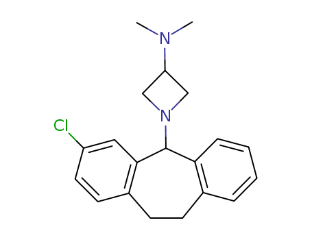 73855-85-3,1-[3-Chloro-10,11-dihydro-5H-dibenzo[a,d]cyclohepten-5-yl]-N,N-dimethyl-3-azetidinamine,1-(3-Chloro-10,11-dihydro-5H-dibenzo(a,d)cyclohepten-5-yl)-3-dimethylaminoazetidine;Azetidine,1-(3-chloro-10,11-dihydro-5H-dibenzo(a,d)cyclohepten-5-yl)-3-dimethylamino;[1-(3-chloro-10,11-dihydro-5H-dibenzo[a,d]cyclohepten-5-yl)-azetidin-3-yl]-dimethyl-amine;1-(3-chloro-10,11-dihydro-5H-dibenzo[a,d][7]annulen-5-yl)-N,N-dimethylazetidin-3-amine;