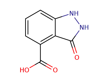Molecular Structure of 7384-17-0 (3-OXO-4-INDAZOLINE CARBOXYLIC ACID)