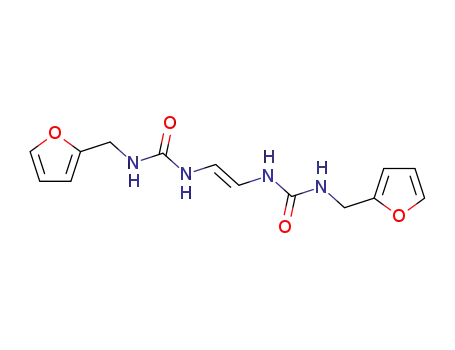 Molecular Structure of 25524-62-3 ((E)-1,1'-Vinylenebis(3-furfurylurea))