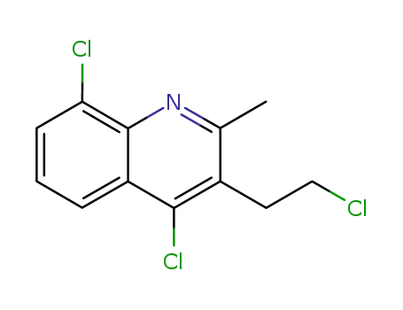 4,8-dichloro-3-(2-chloro-ethyl)-2-methyl-quinoline
