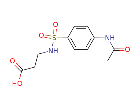 3-[(4-acetamidophenyl)sulfonylamino]propanoic acid