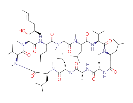 Molecular Structure of 74436-00-3 (Geclosporin)