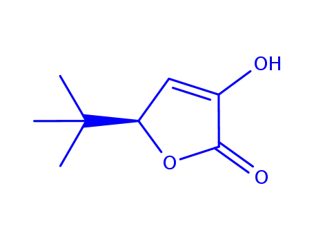 Molecular Structure of 746639-69-0 (2(5H)-Furanone, 5-(1,1-dimethylethyl)-3-hydroxy- (9CI))