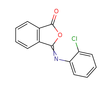 Molecular Structure of 7470-37-3 ((3Z)-3-[(2-chlorophenyl)imino]-2-benzofuran-1(3H)-one)