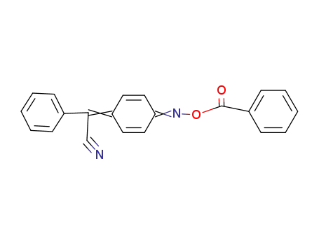 Molecular Structure of 745-58-4 ([[4-(cyano-phenyl-methylidene)-1-cyclohexa-2,5-dienylidene]amino] benz oate)