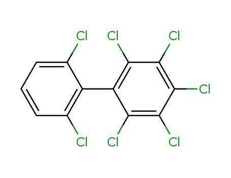 Molecular Structure of 74472-49-4 (2,2',3,4,5,6,6'-HEPTACHLOROBIPHENYL)