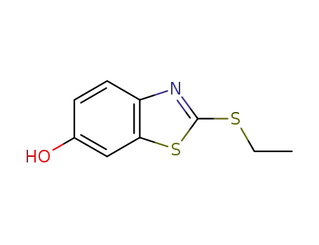 Molecular Structure of 74537-50-1 (6-Benzothiazolol,2-(ethylthio)-(9CI))