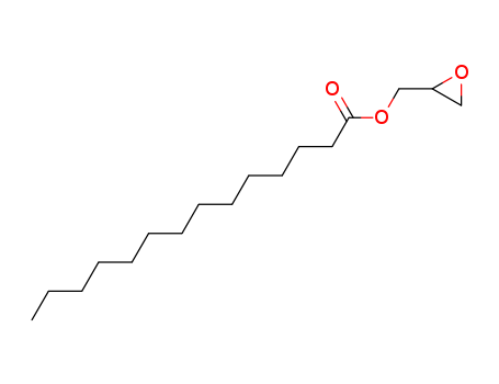 7460-80-2,Glycidyl Myristate,Glycidyl Tetradecanoate;myristic acid-(2,3-epoxy-propyl ester);Myristic Acid Glycidyl Ester;Glycidyl Myristate;Myristinsaeureglycidester;tetradecanoyloxymethyl-oxirane;Myristinsaeure-(2,3-epoxy-propylester);