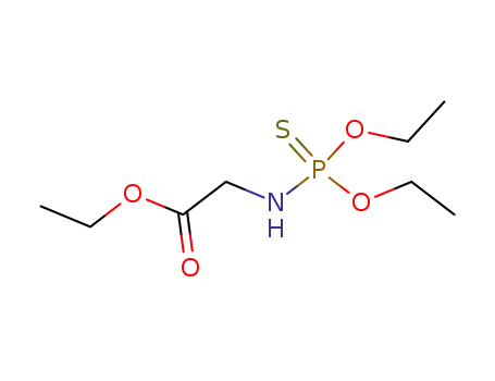 Molecular Structure of 7477-04-5 (ethyl N-(diethoxyphosphorothioyl)glycinate)