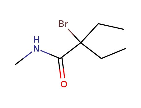 7462-60-4,2-bromo-2-ethyl-N-methylbutanamide,