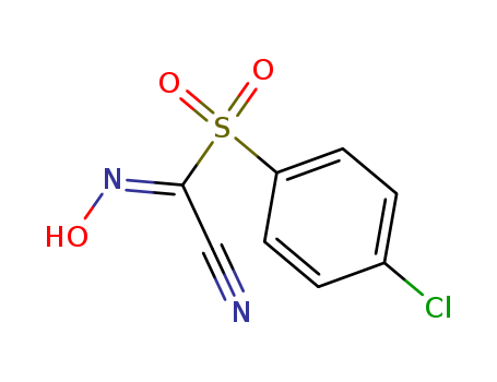 2-[(4-CHLOROPHENYL)SULFONYL]-2-HYDROXYIMINOACETONITRILE