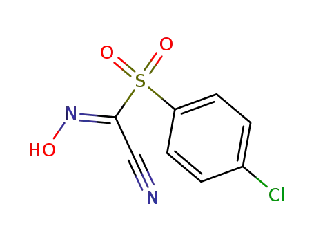 Molecular Structure of 74755-02-5 (2-[(4-CHLOROPHENYL)SULFONYL]-2-HYDROXYIMINOACETONITRILE)