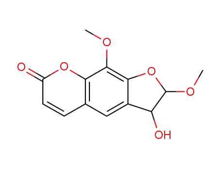 7H-Furo[3,2-g][1]benzopyran-7-one,
2,3-dihydro-3-hydroxy-2,9-dimethoxy-