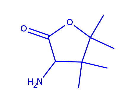 Molecular Structure of 747359-10-0 (2(3H)-Furanone, 3-aminodihydro-4,4,5,5-tetramethyl- (9CI))