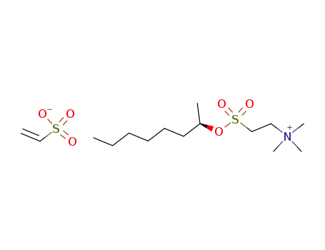 (R)-N,N,N-trimethyl-2-<<(1-methylheptyl)oxy>sulfonyl>ethanaminium ethenesulfonate