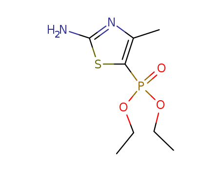 7477-49-8,diethyl (2-amino-4-methyl-1,3-thiazol-5-yl)phosphonate,