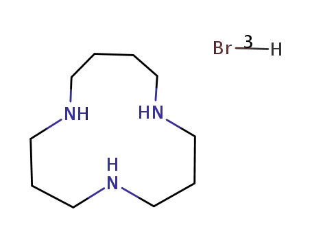 Molecular Structure of 74676-52-1 (1,5,9-TRIAZACYCLOTRIDECANE TRIHYDROBROMIDE)