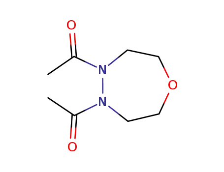 Molecular Structure of 83598-13-4 (N,N'-diacetyl[1,4,5]-oxadiazepane)