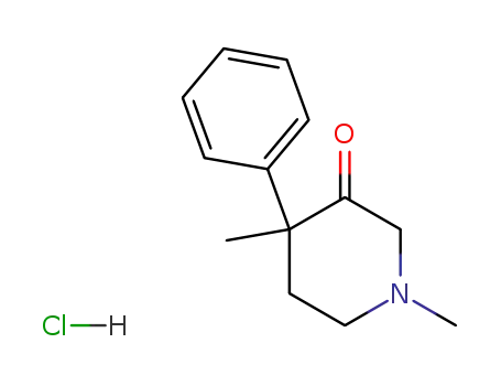 Molecular Structure of 7504-47-4 (1,4-dimethyl-4-phenylpiperidin-3-one)