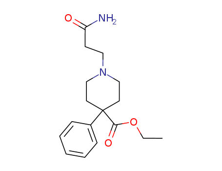 ethyl 1-(3-amino-3-oxopropyl)-4-phenylpiperidine-4-carboxylate