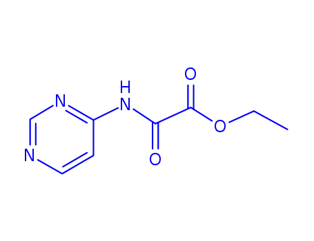 Molecular Structure of 75274-22-5 (ethyl pyrimidin-4-ylcarbamoylformate)