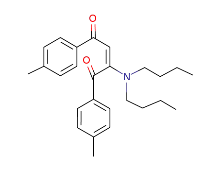 Molecular Structure of 7494-56-6 ((E)-2-(dibutylamino)-1,4-bis(4-methylphenyl)but-2-ene-1,4-dione)