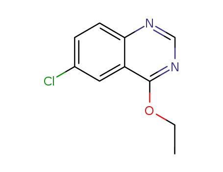Molecular Structure of 7505-75-1 (6-chloro-4-ethoxyquinazoline)
