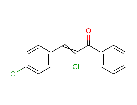Molecular Structure of 75305-65-6 (2-chloro-3-(4-chlorophenyl)-1-phenyl-prop-2-en-1-one)
