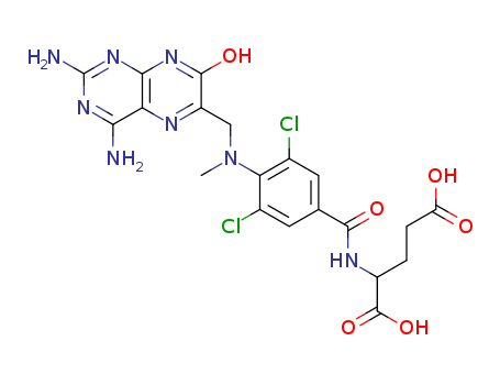 751-75-7,7-hydroxydichloromethotrexate,Glutamicacid, N-[3,5-dichloro-4-[[(2,4-diamino-7-hydroxy-6-pteridinyl)methyl]methylamino]benzoyl]-(7CI,8CI)