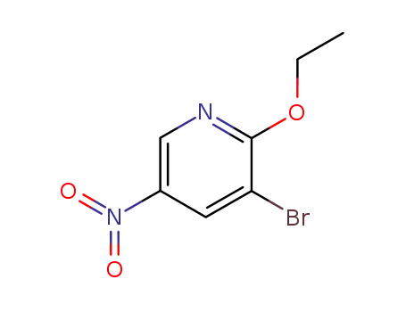 Molecular Structure of 74919-31-6 (2-Ethoxy-3-Bromo-5-Nitropyridine)
