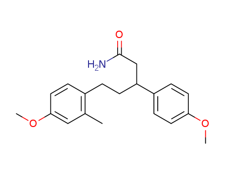 75436-88-3,5-(4-methoxy-2-methylphenyl)-3-(4-methoxyphenyl)pentanamide,