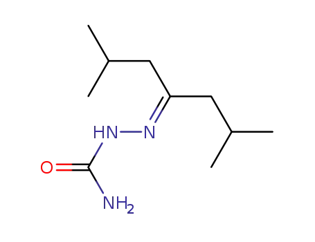 Molecular Structure of 7510-43-2 (2-(2,6-dimethylheptan-4-ylidene)hydrazinecarboxamide)