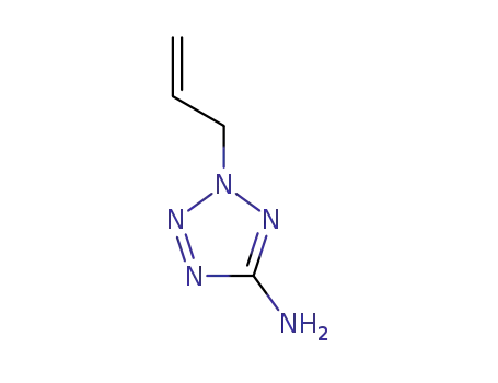 Molecular Structure of 74999-26-1 (2H-Tetrazol-5-amine, 2-(2-propenyl)-)