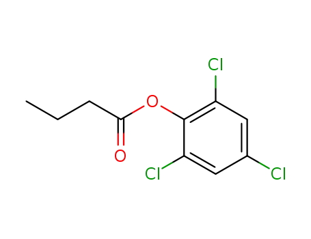 Molecular Structure of 7512-81-4 (2,4,6-trichlorophenyl butanoate)