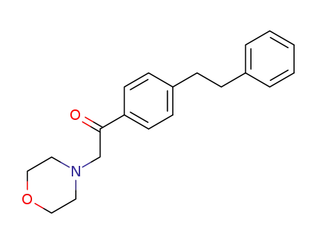 Molecular Structure of 7495-27-4 (2-(morpholin-4-yl)-1-[4-(2-phenylethyl)phenyl]ethanone)