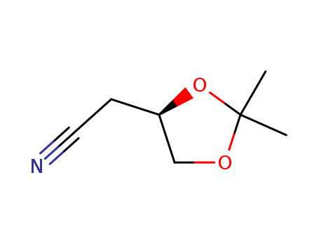1,3-Dioxolane-4-acetonitrile,2,2-dimethyl-, (4R)-(74923-97-0)