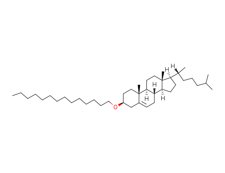 Cholest-5-ene,3-(tetradecyloxy)-, (3b)- (9CI)