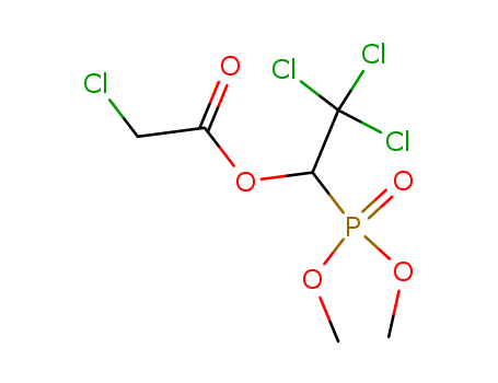 Acetic acid, 2-chloro-,2,2,2-trichloro-1-(dimethoxyphosphinyl)ethyl ester