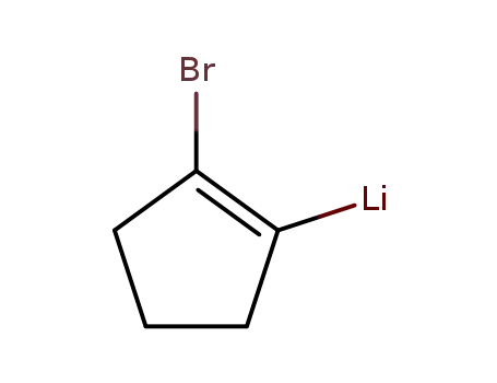Molecular Structure of 23586-46-1 (Lithium, (2-bromo-1-cyclopenten-1-yl)-)